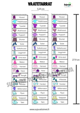 Lataa kuva Galleria-katseluun, Vaatetarrat