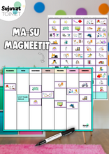 Lataa kuva Galleria-katseluun, MA-SU magneetit
