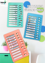 Lataa kuva Galleria-katseluun, Täppitaulu – Värillinen versio
